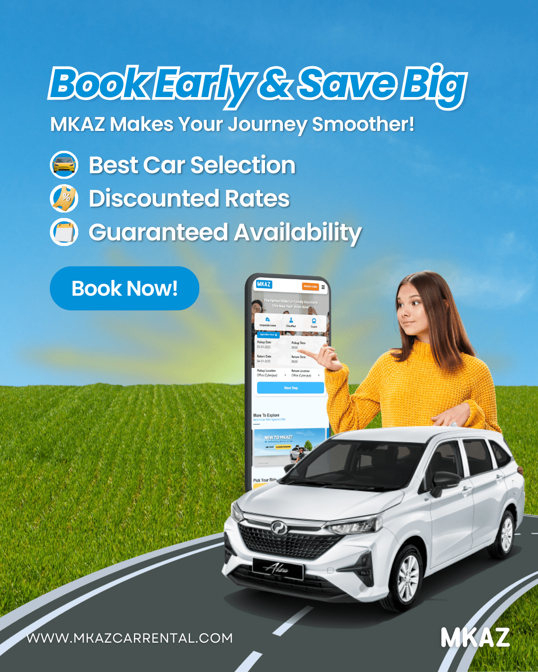 Car Rental Kota Kinabalu – Rent from RM75/day!