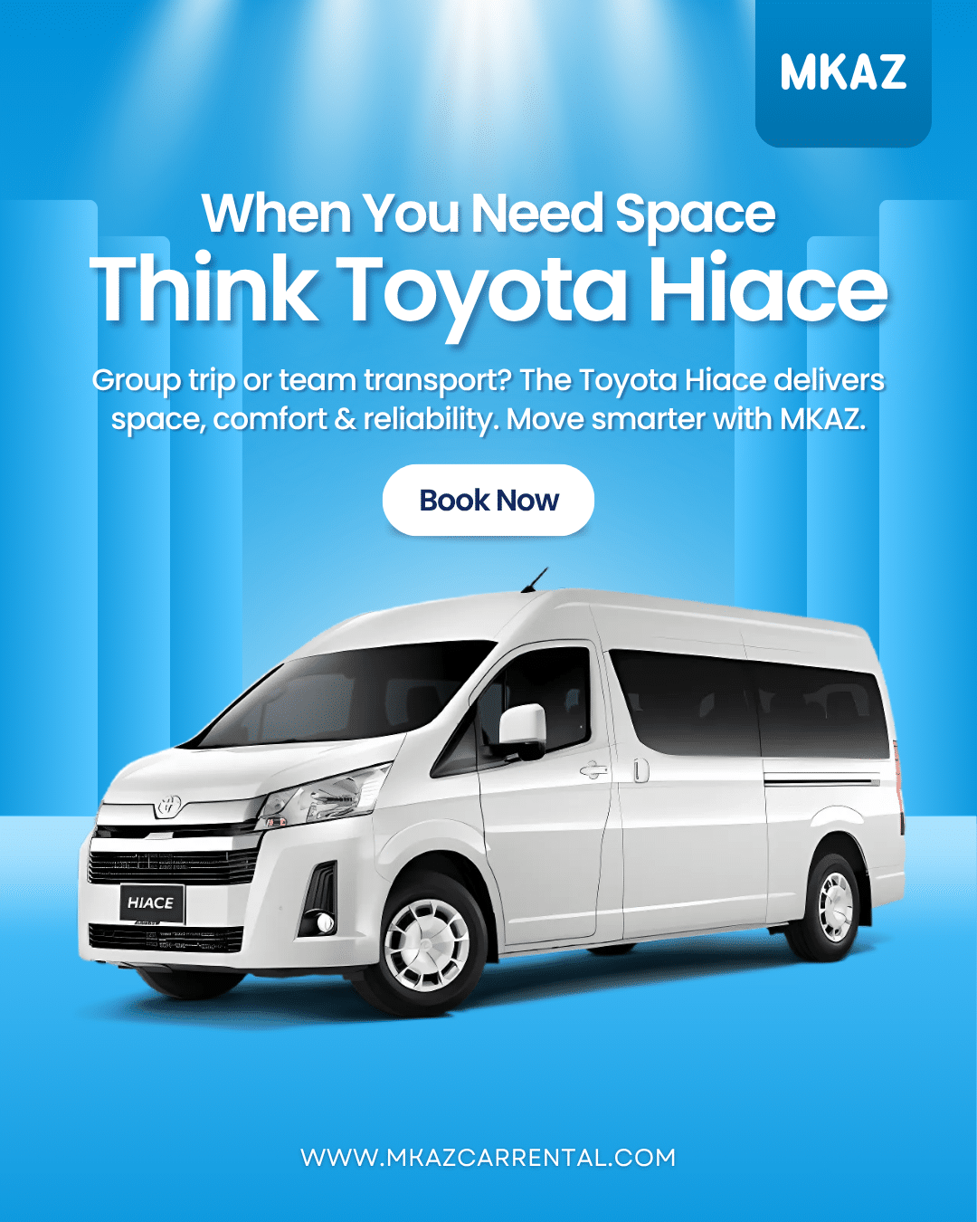 Rental Toyota Hiace