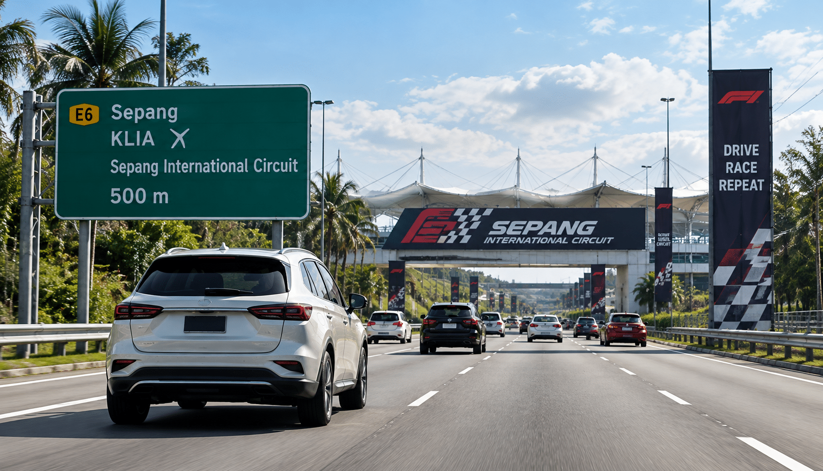Rental car for Formula 1 Sepang Malaysia